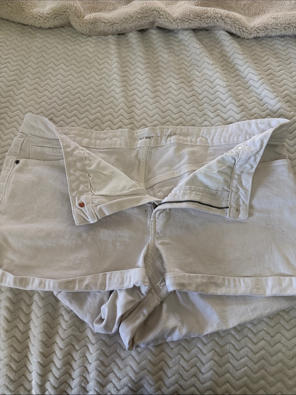 Old Navy Light Beige Women's Denim Shorts